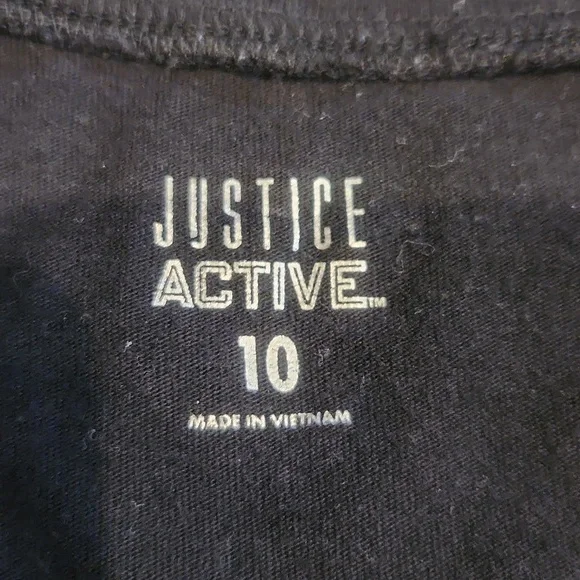 Justice girls size 10 3/4 sleeve shirt - Picture 5 of 5